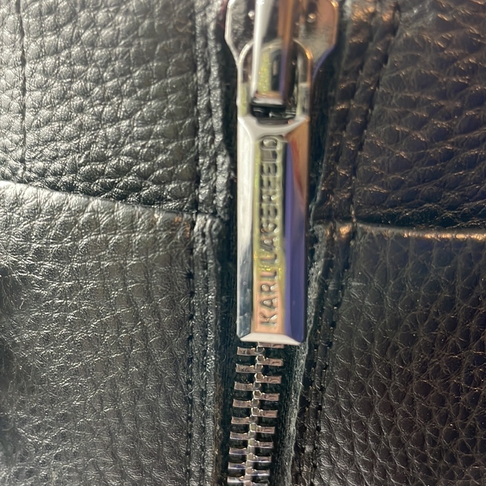 Karl Lagerfeld Paris Pippa Crystal Embellished Platform Combat Boots Women’s 8M - Picture 6 of 8